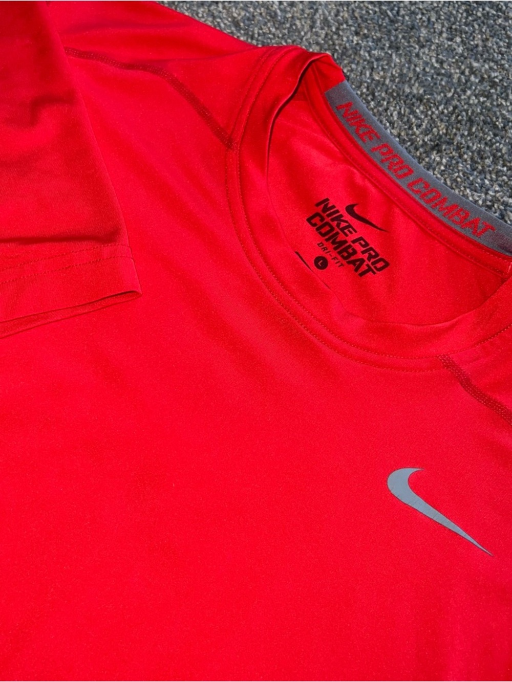 Nike Pro Combat Dri-fit Compression Red Shirt Men’s Size Large